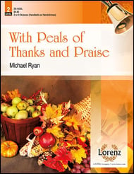 With Peals of Thanks and Praise Handbell sheet music cover Thumbnail